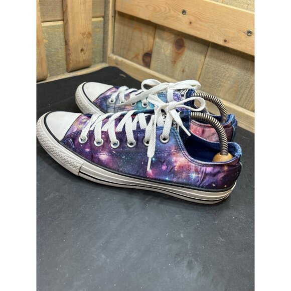 Converse All Star Satin Galaxy Print Sneakers Womens 8 Mens 6 - Picture 6 of 10